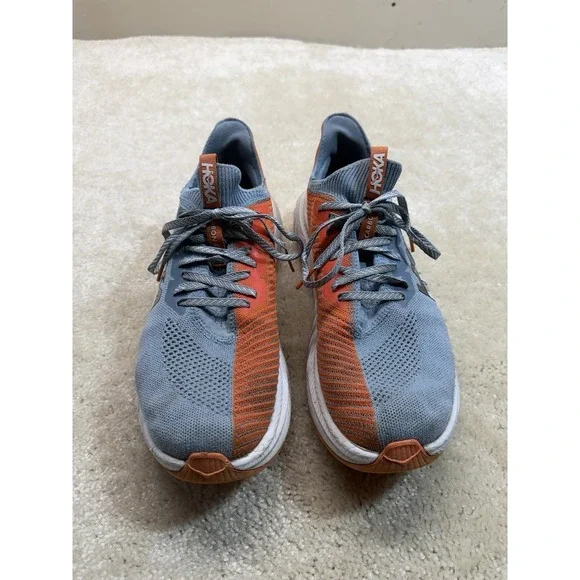 Hoka Carbon X 3 Running Shoes Mens 11.5 Orange Gray Activewear Outdoor - Picture 5 of 9